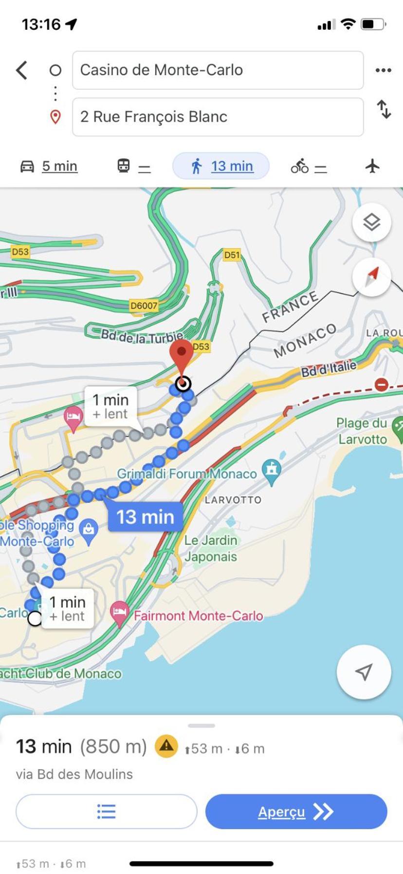 Monaco Francois Blanc & Parking App 1 * Beausoleil